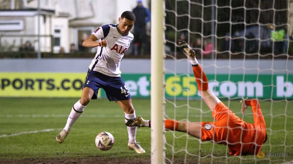 Vinicius Hits Hat Trick As Spurs End Lowly Marine S Fa Cup Run Cna