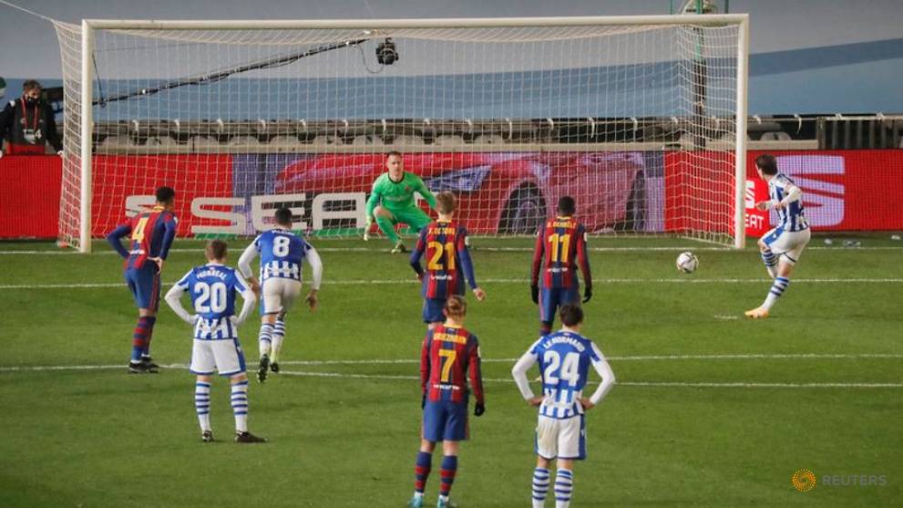 Football: Barca edge Sociedad in shootout to reach Super ...