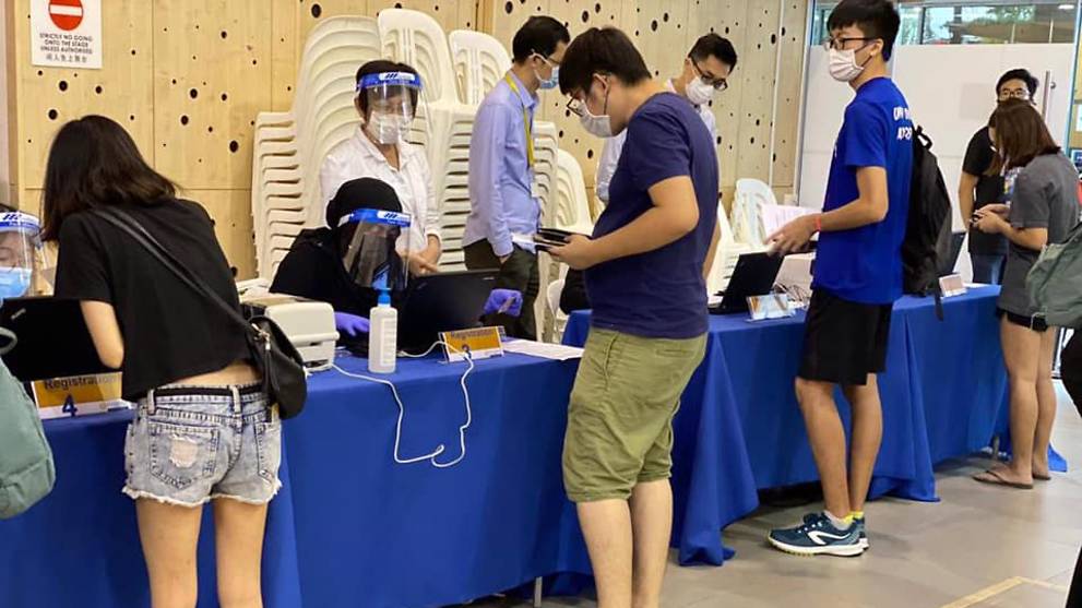 Covid 19 Vaccination Centre At Woodlands Galaxy Cc Starts With Jabs For Frontline Workers Cna