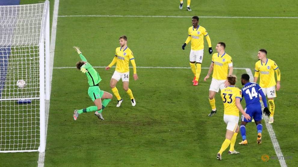 Football: Iheanacho sends Leicester through with late goal - CNA