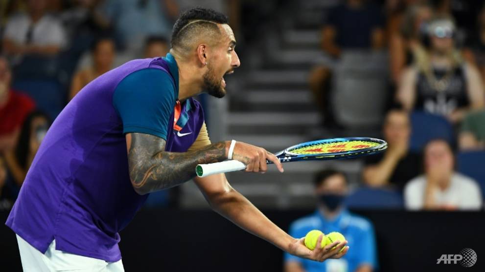 Tennis: Fear drives 'old savvy veteran' Kyrgios to ignite Australian Open - CNA