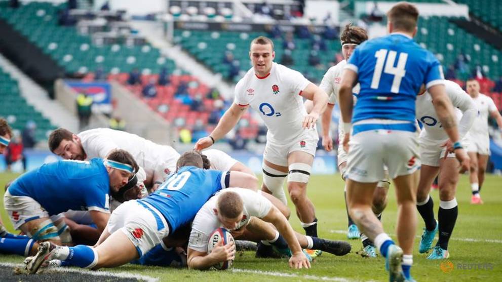 Rugby: Two-try Watson leads England to comfortable win over Italy - CNA