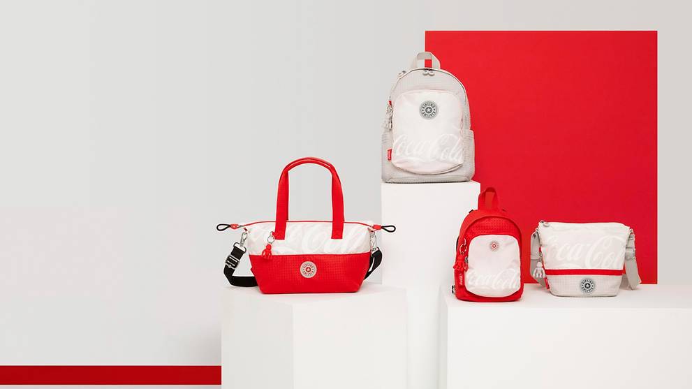 coca cola kipling bag