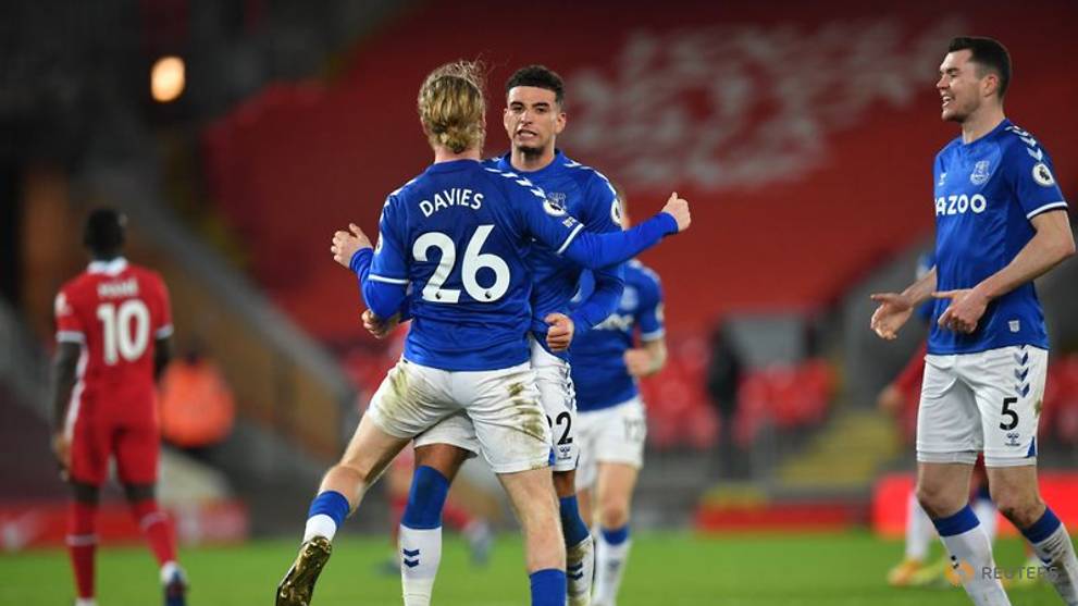 Football: Everton end long wait for derby win over Liverpool - CNA