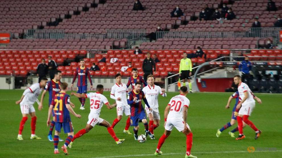 Football: Barca reach Copa final with epic comeback win over Sevilla - CNA