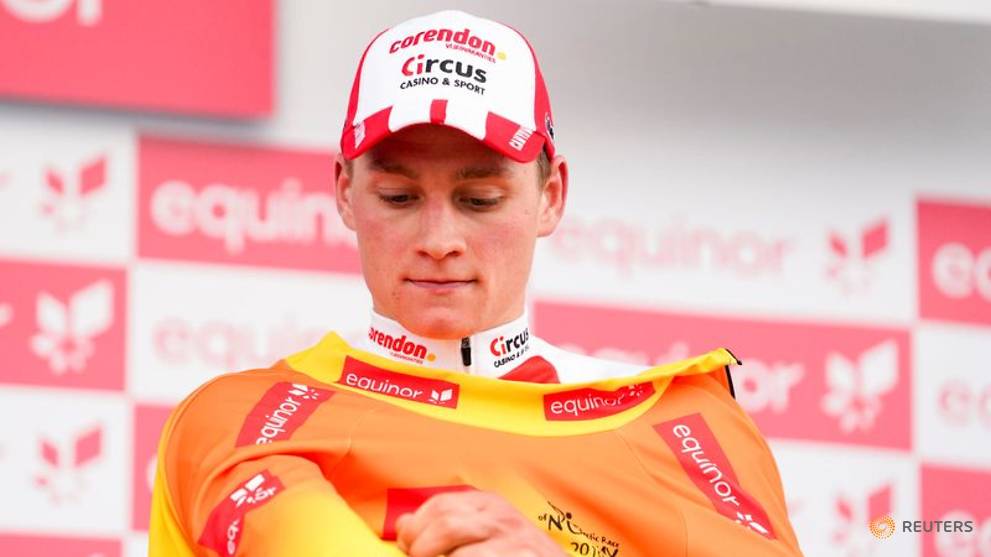 Cycling: Van der Poel powers to solo stage win as Pogacar ...