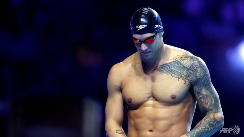 Dressel leads way into 100m free final at US Olympic ...