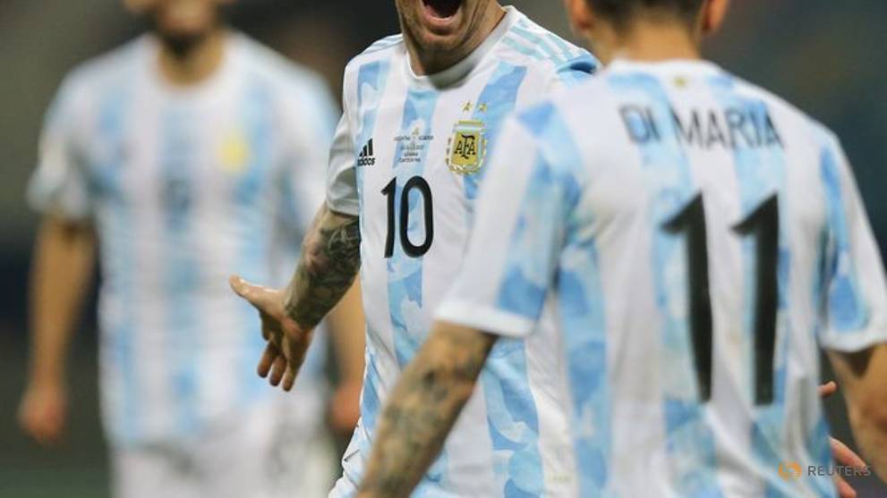 Soccer-Argentina beat Ecuador 3-0 to move into Copa ...