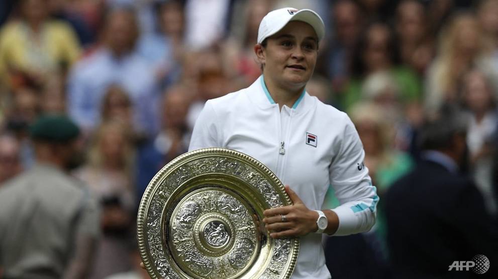 Tennis: Barty ends Australia's long wait for Wimbledon ...