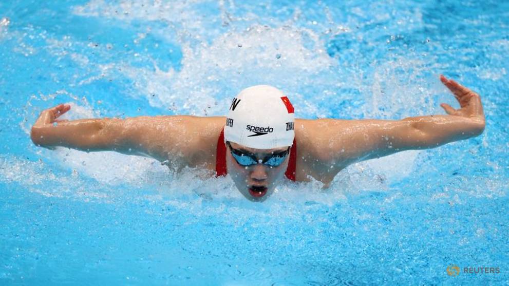 Olímpico: el medallista de oro de China, Zhang Yufei, encabeza la piscina