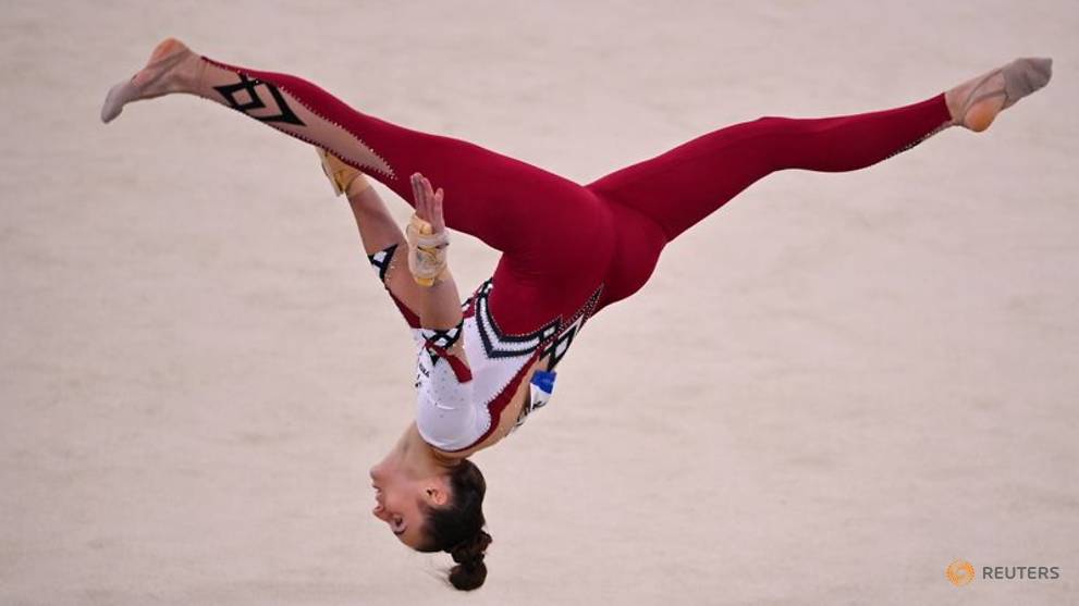 Gymnastics: German Olympic team's full-body suits ...