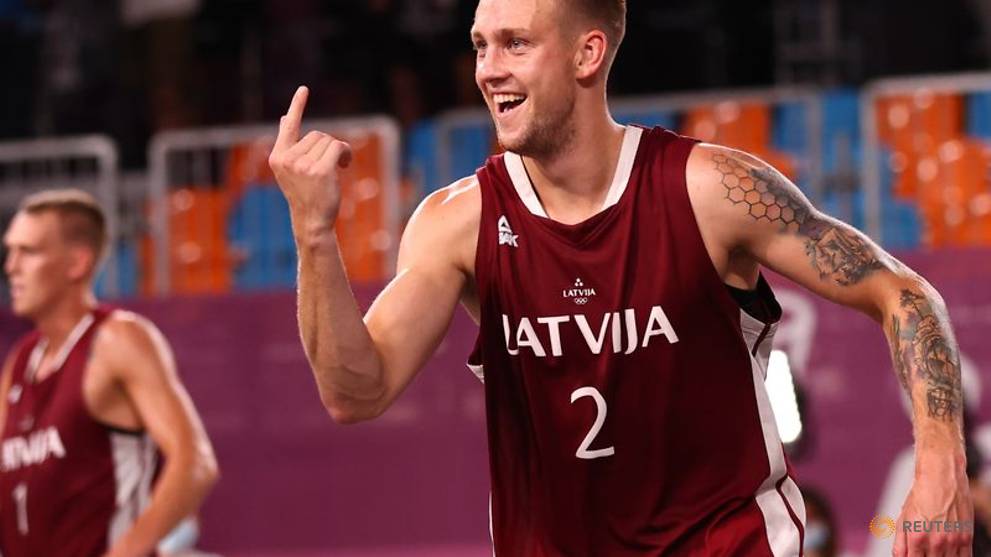 Olympics-Basketball 3x3-Latvia men beat ROC to win first ...