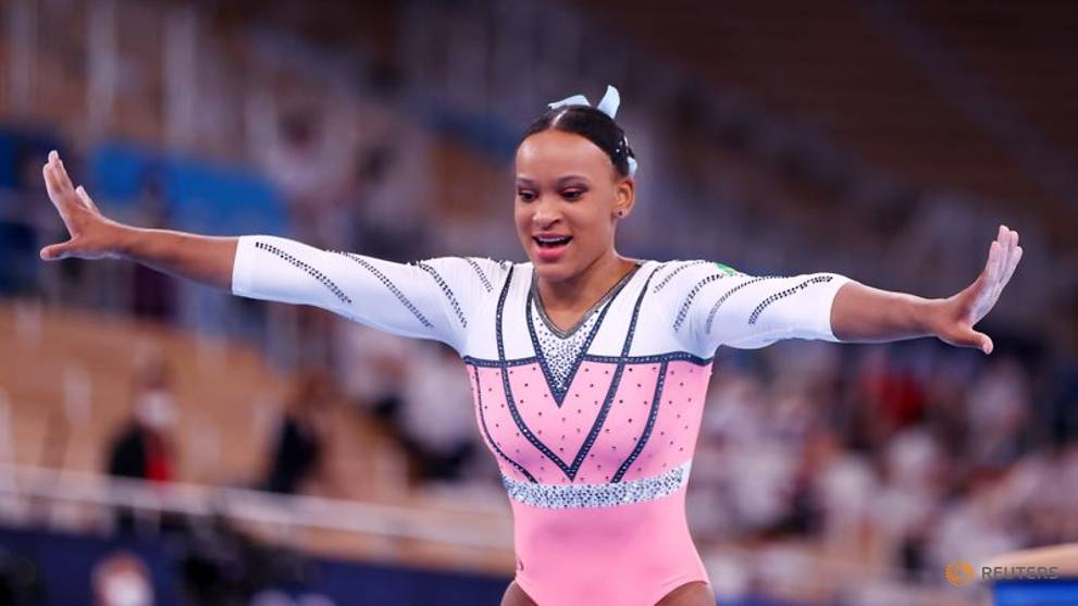 Olympics-Gymnastics-Brazil's Andrade wins women's vault - CNA