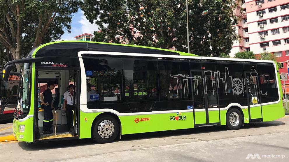 New 3 Door Smrt Bus Starts 6 Month Trial Cna