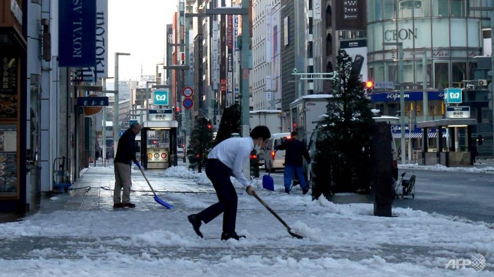 Tokyo Experiences Coldest Day In Nearly Half A Century Cna