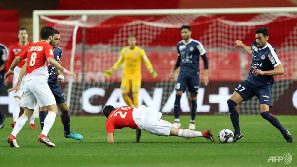 Football: Falcao at the double as Monaco set up PSG League Cup final - CNA